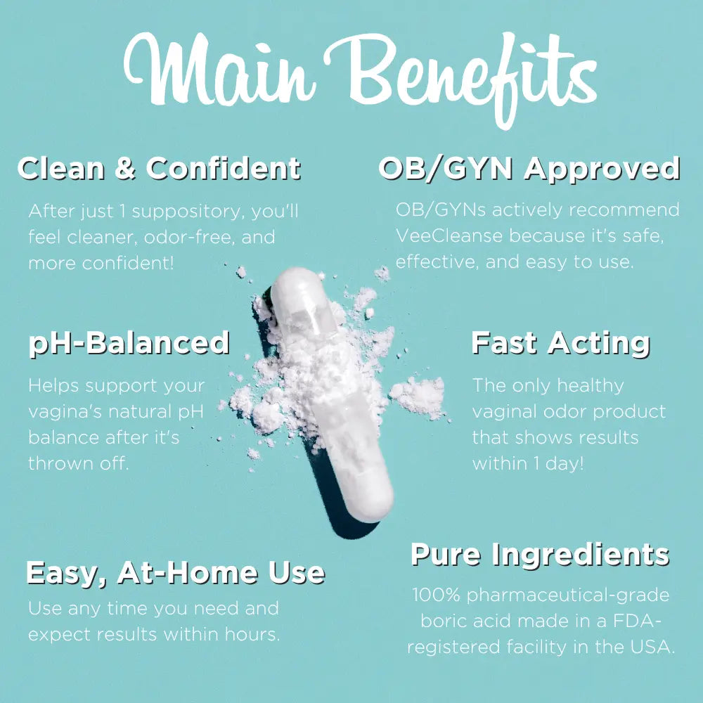 VeeCleanse Vaginal Suppositories