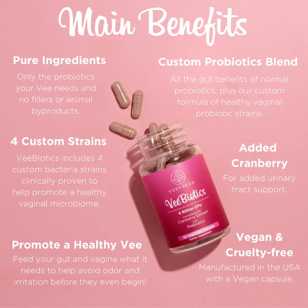 VeeBiotics for Vaginal & Gut Health